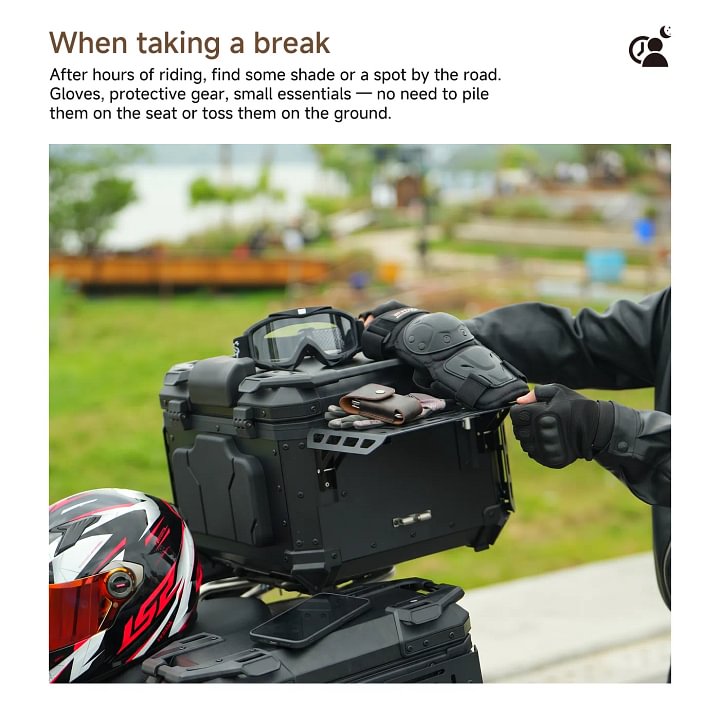 Outback Core RoadShield™ - Motorcycle Touring Box